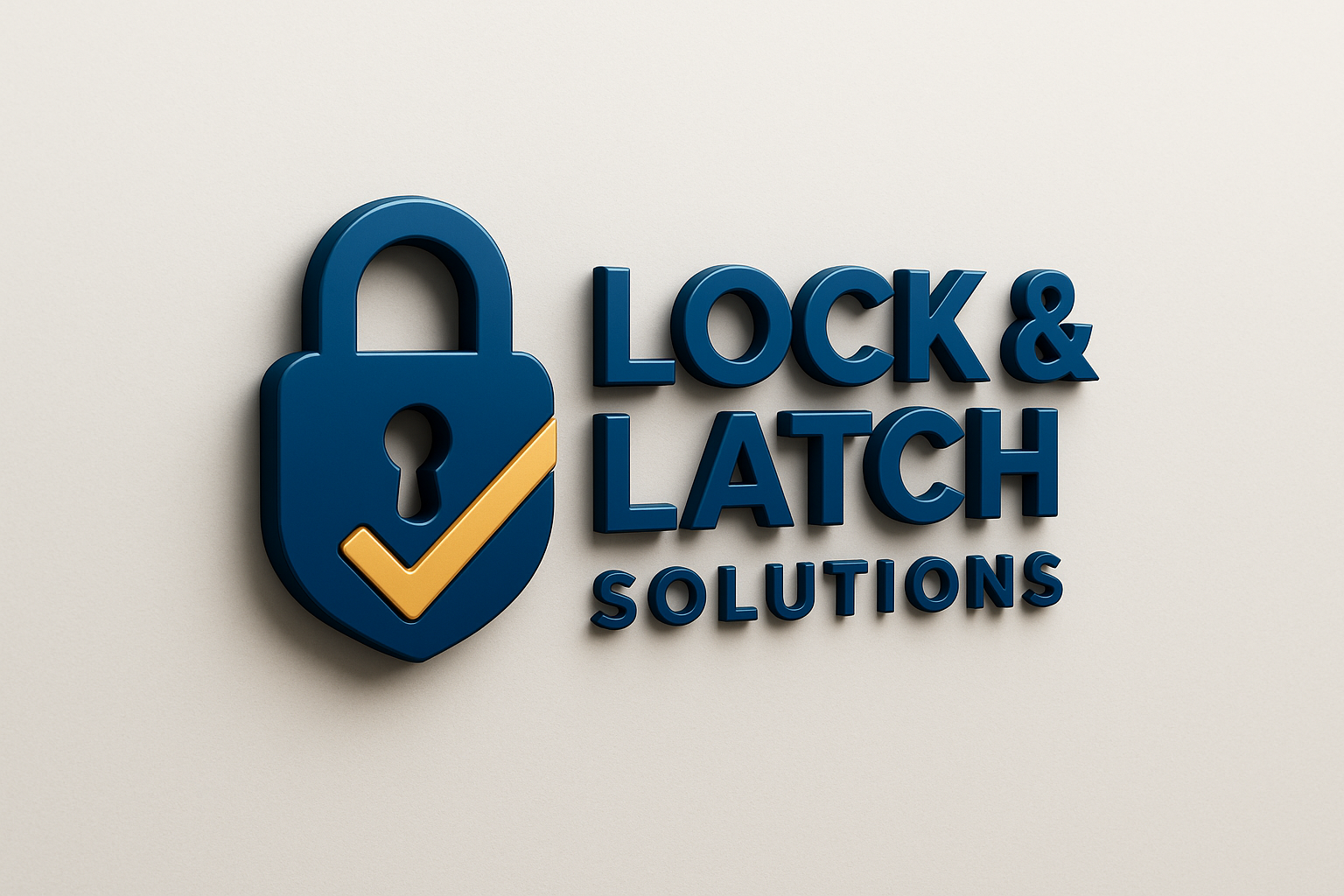 Lock and latch  logo